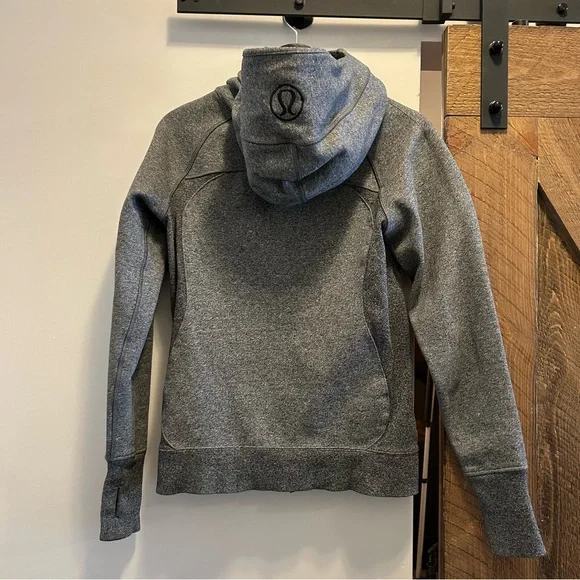 Lululemon Scuba Hoodie II Heathered Speckled Black - Picture 6 of 10